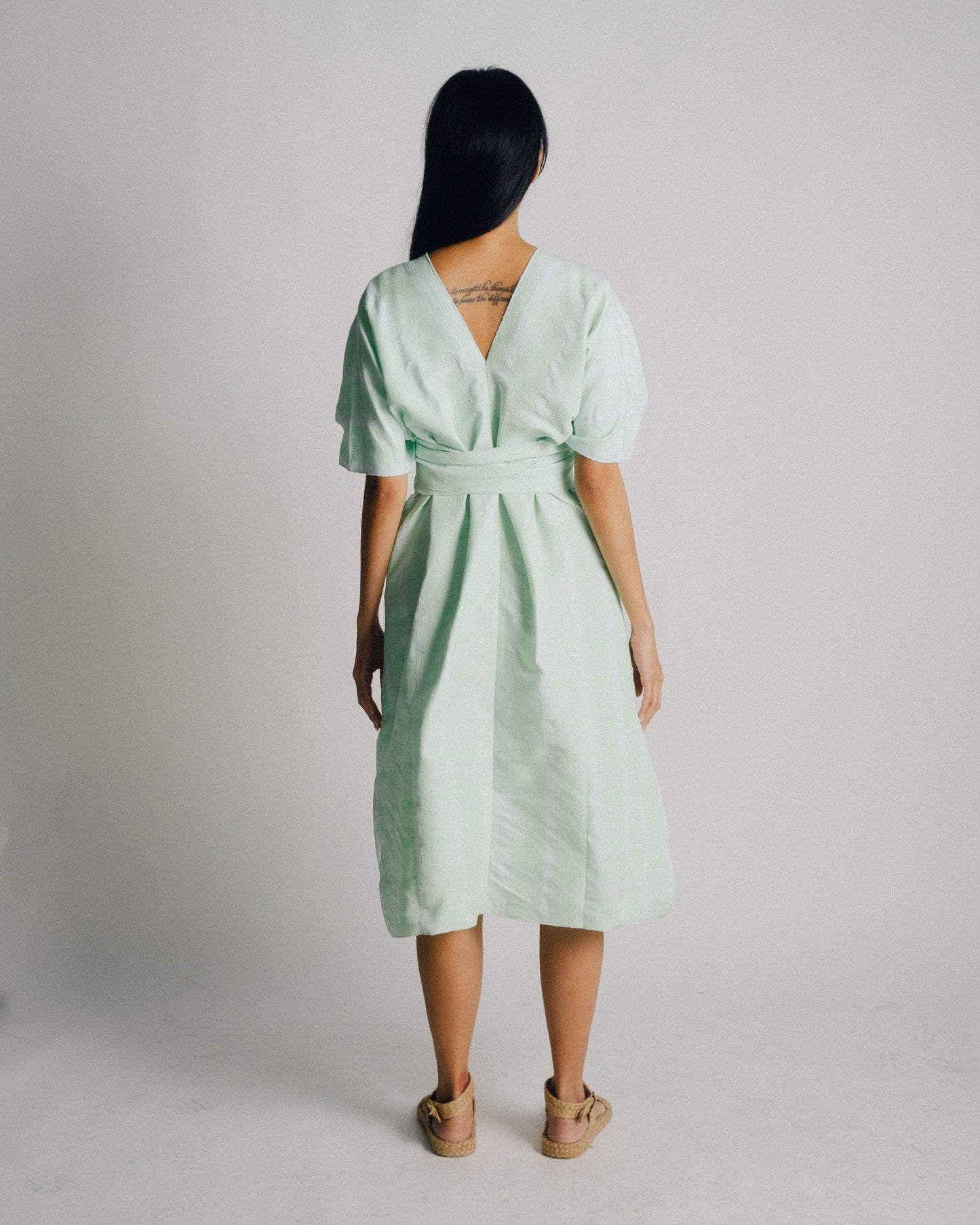 Judy 2.0 Dress - Lime Geometry