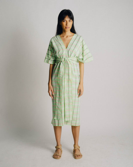 Judy 2.0 Dress - Stripes Lime