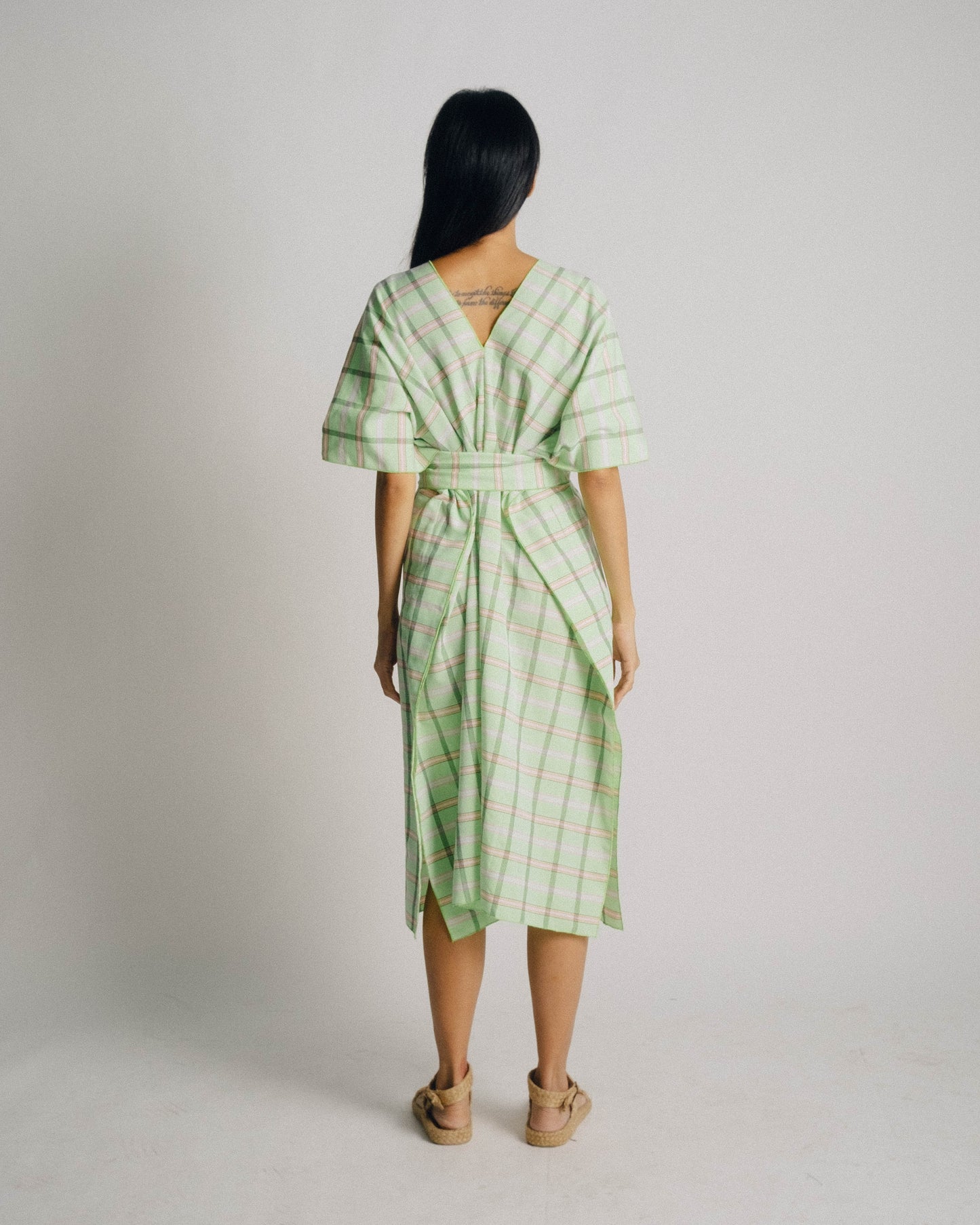 Judy 2.0 Dress - Stripes Lime