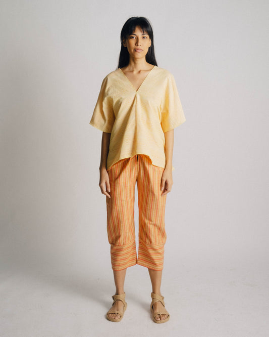 Maldon Top - Yellow Vasarely