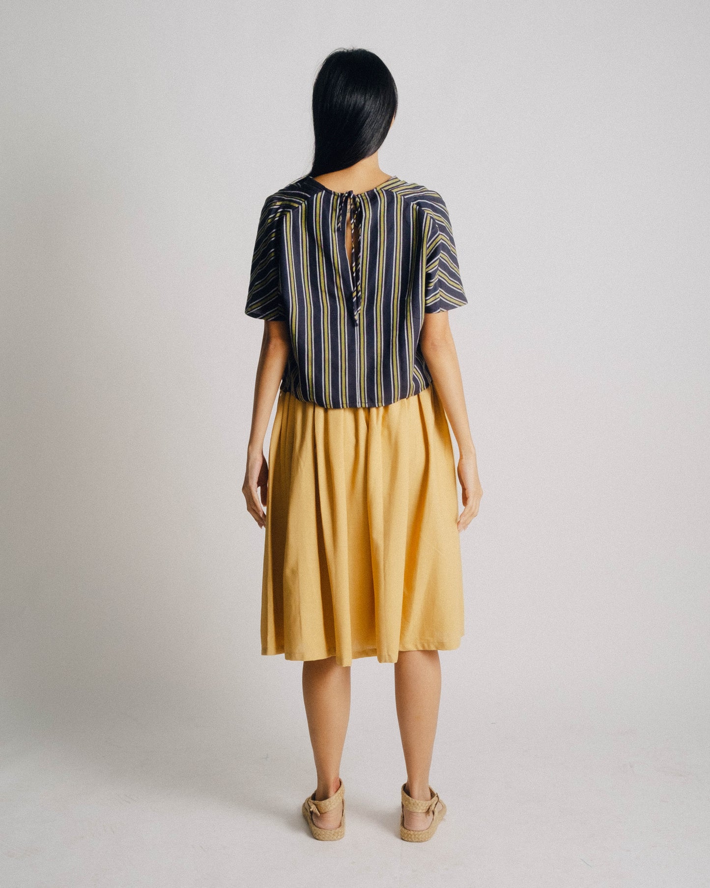 SALLY Top - Navy Stripes