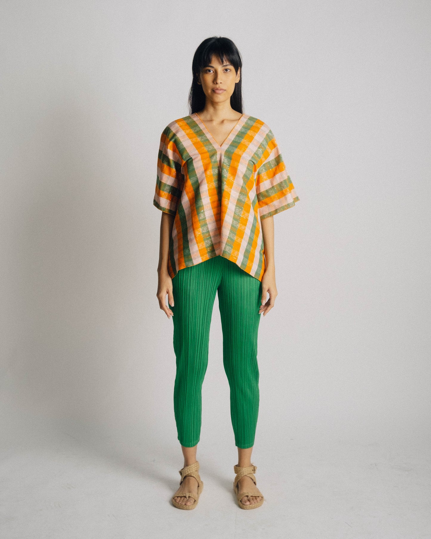 Square Top - Melon Stripes