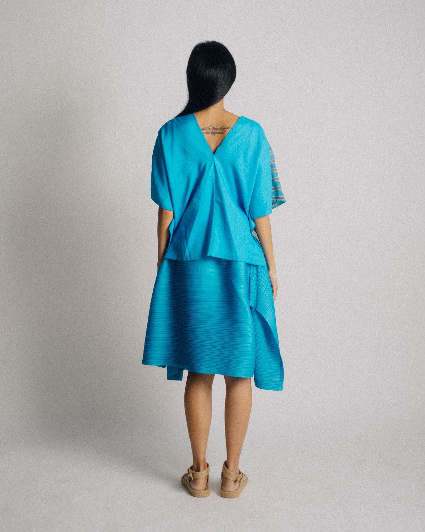 Square Top - Azul Stripes